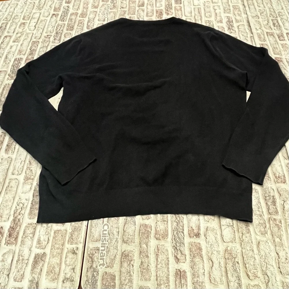 J. Crew Cashmere Cotton Sweater Crew Neck Preppy Business Casual Navy Blue Men L